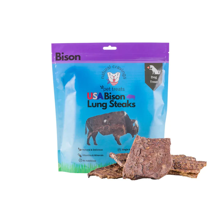 5oz Natural Cravings USA Bison Lung Steaks - Health/First Aid